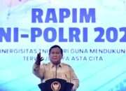 Presiden Prabowo: TNI-Polri Harus Berdedikasi Penuh untuk Bangsa dan Negara