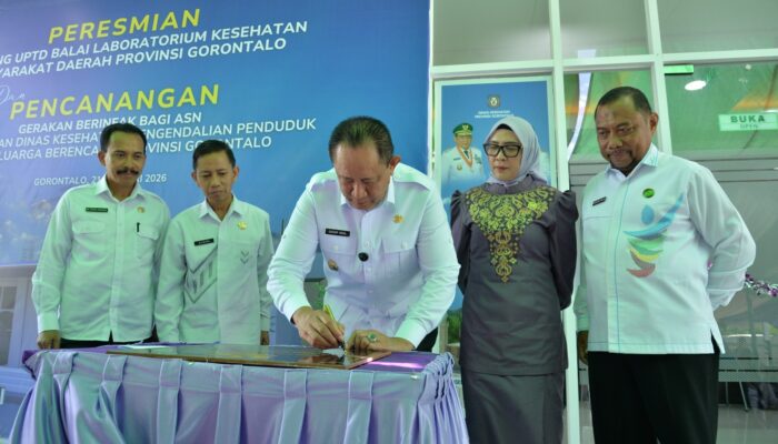 Gubernur Gusnar Minta Labkesmas Gorontalo Utamakan Kecepatan dan Kualitas Layanan