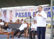 Gubernur Gusnar Buka Pasar Murah di Bone Bolango, Warga Diajak Sambut Ramadan dengan Persaudaraan